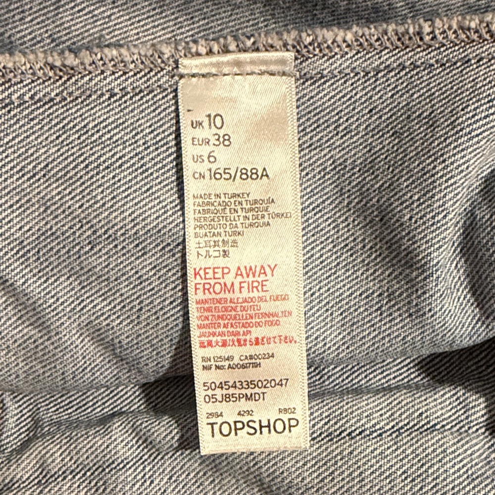 Distressed Blue Denim Jacket - Picture 3 of 3